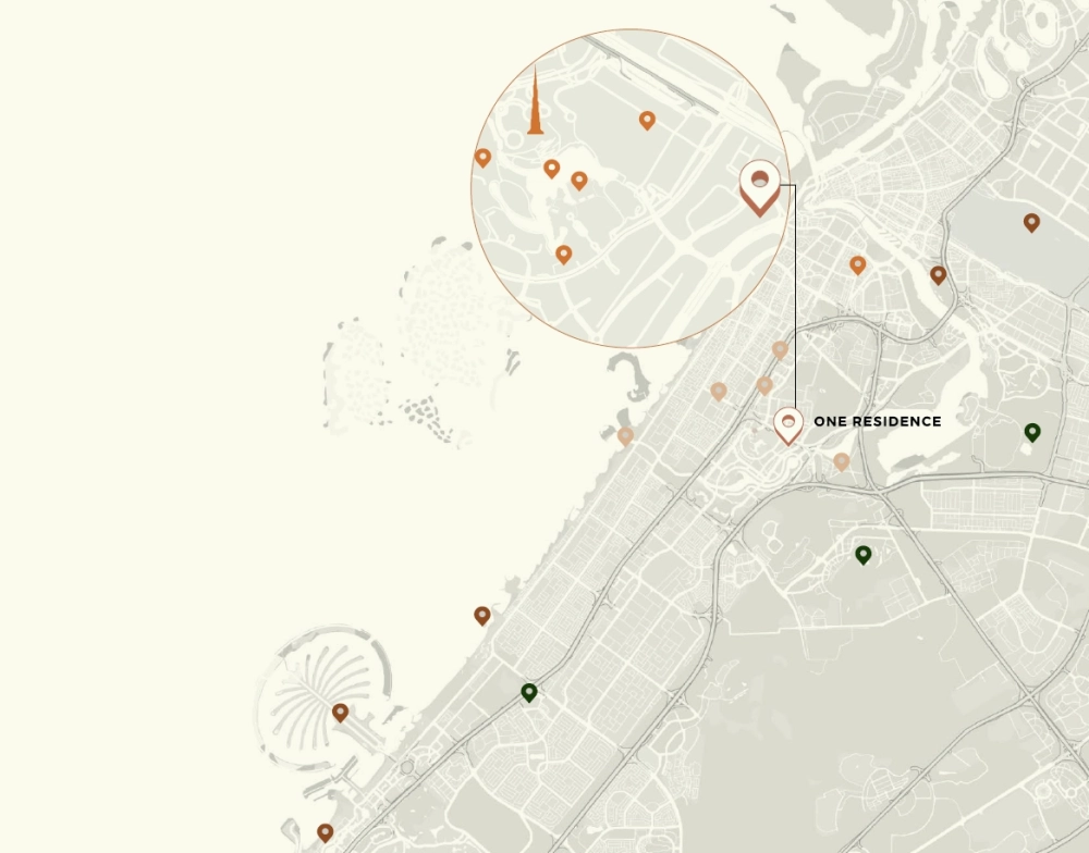 One Residence at Downtown Dubai by Ginco Properties Seven Luxury Real Estate Seven Luxury Real Estate