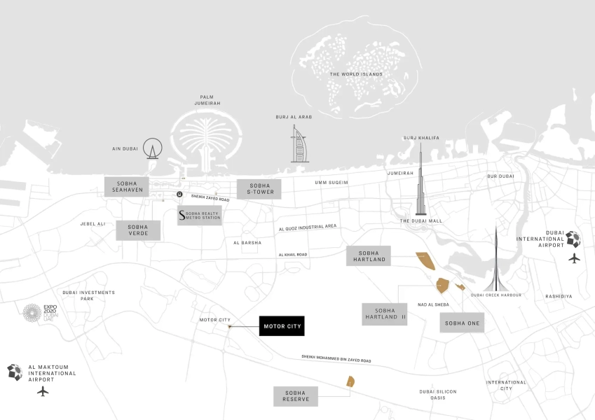 Sobha Orbis at Motor City, Dubai - Seven Luxury Real Estate