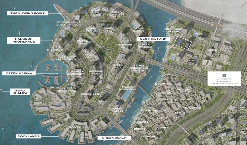 EMAAR Address Residences at Dubai Creek Harbour - Seven Luxury Real Estate